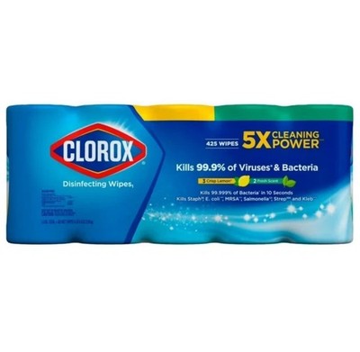 Clorox Disinfecting Wipes Value Pack, 5pk /Pack of 5 (FREE  & SAME DAY SHIP)
