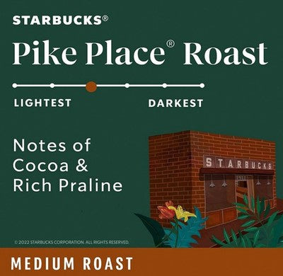Starbucks Pike Place Medium Roast Ground Coffee, 40 oz. (FREE & SAME DAY SHIP)
